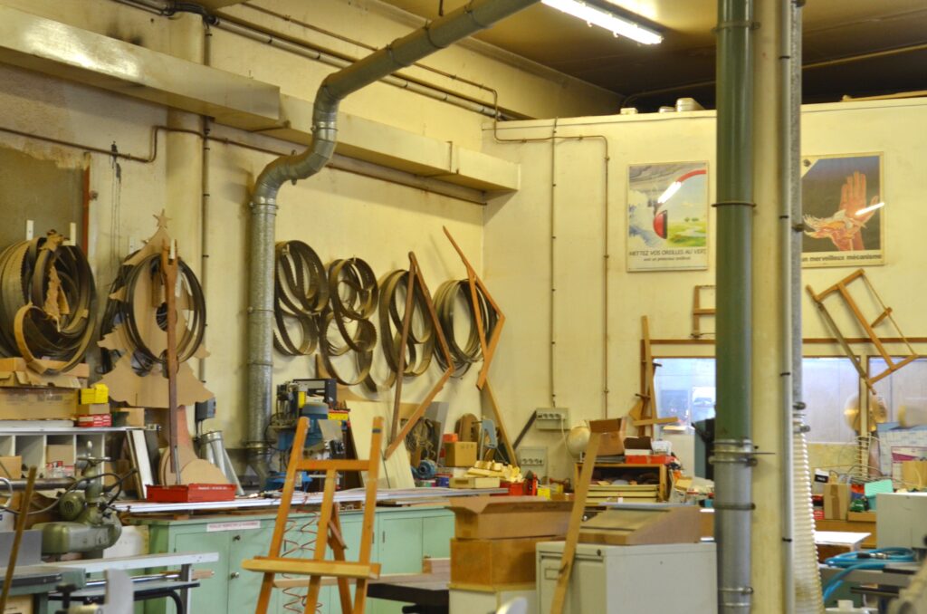 Photo de l'atelier de serrurie de l'hôpital de Nanterre en 2023